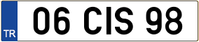 Truck License Plate